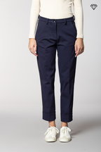 New York Carrot Damen-Chinohose aus technischem Jersey carrot fit ①