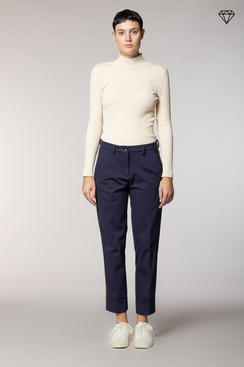 New York Carrot Damen-Chinohose aus technischem Jersey carrot fit ①