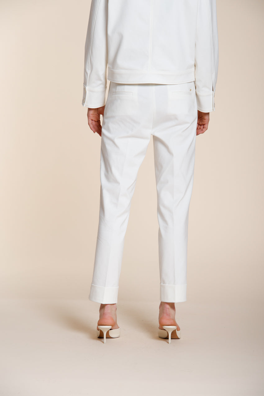 New York Carrot pantalone chino donna in jersey carrot fit