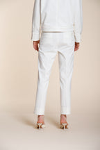 New York Carrot pantalone chino donna in jersey carrot fit