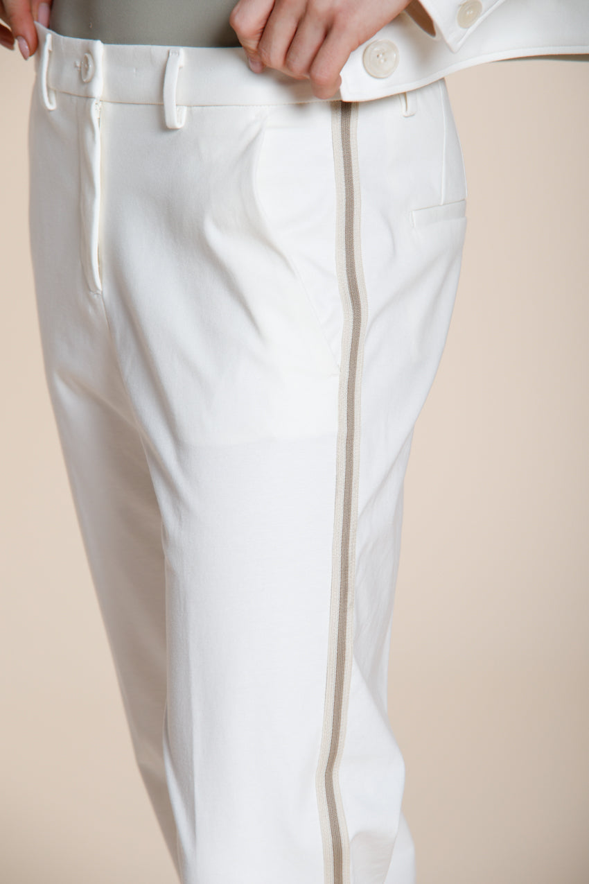New York Carrot pantalone chino donna in jersey carrot fit