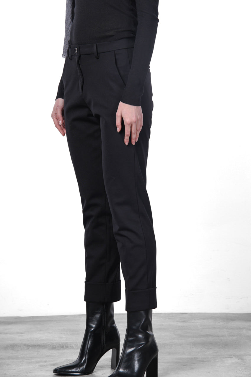 New York Carrot pantalone chino donna in jersey tecnico carrot fit ①