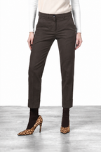 New York Carrot pantalone chino donna in raso carrot fit ①