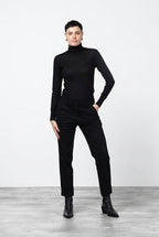 New York Carrot pantalone chino donna in raso carrot fit ①