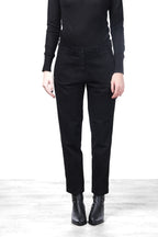 New York Carrot pantalone chino donna in raso carrot fit ①