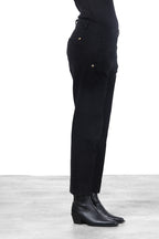 New York Carrot pantalone chino donna in raso carrot fit ①