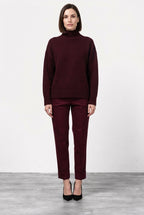 New York Carrot pantalón chino de mujer en raso carrot fit ①