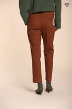 Foto 4 New York Carrot pantalone chino donna in cotone lana carrot fit ①