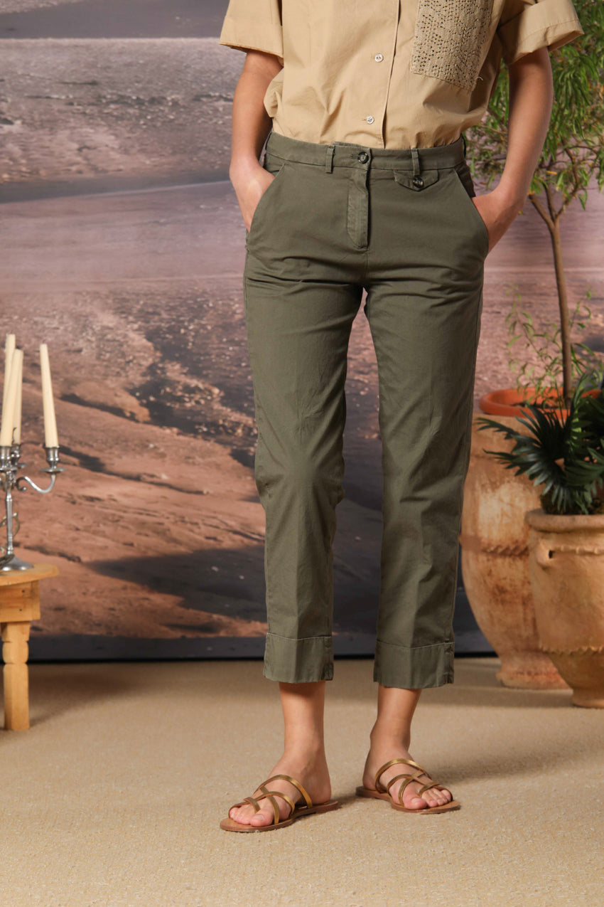 New York Damen Chino Hose im Carrot Fit