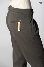 New York Carrot Pince Damen-Chinohose aus Baumwolle und Kaschmir Carrot Fit ①