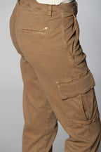Marlene Cargo Damen-Cargohose aus Gabardine Carrot Fit