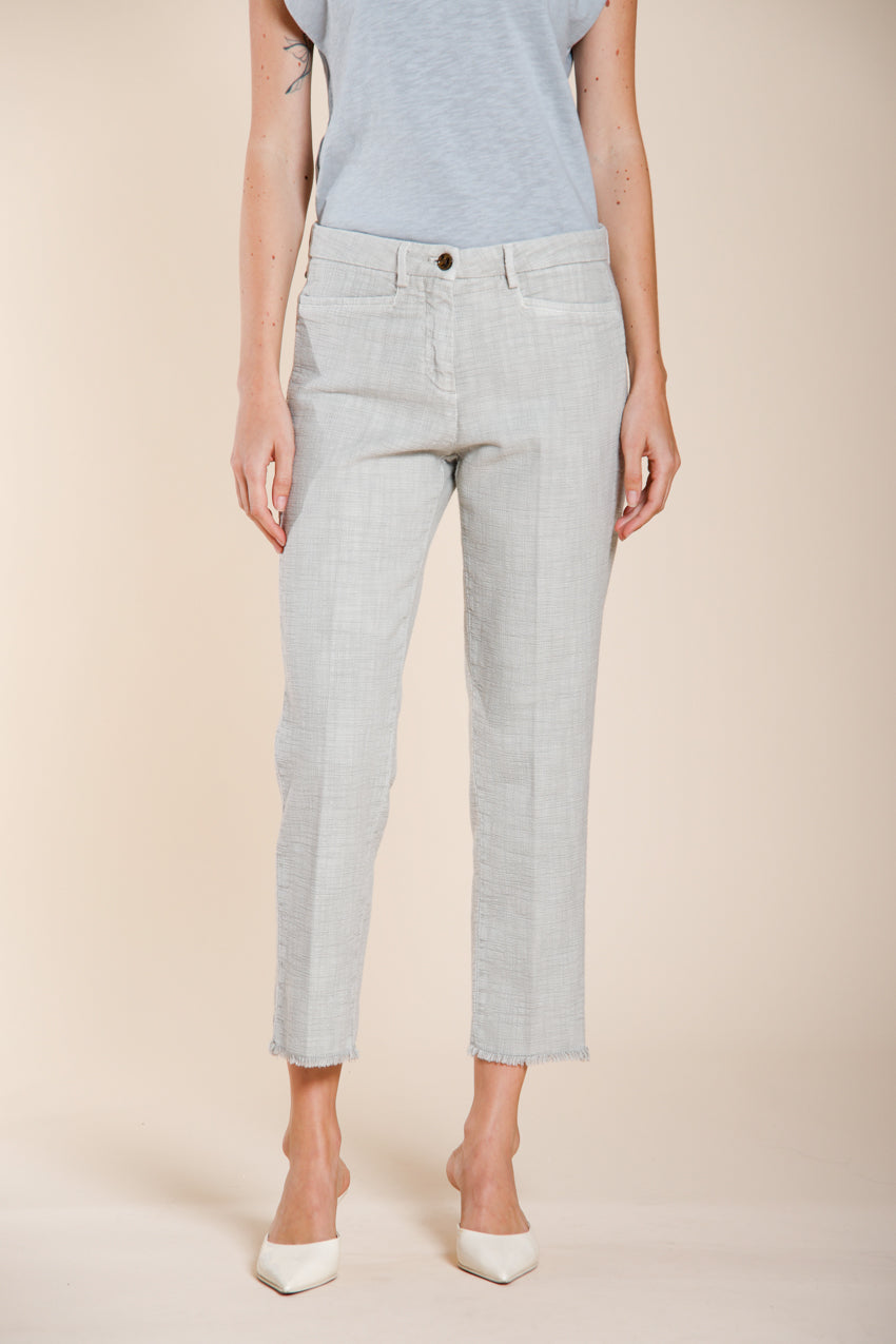 New York Carrot pantalone chino donna in stuoia carrot fit