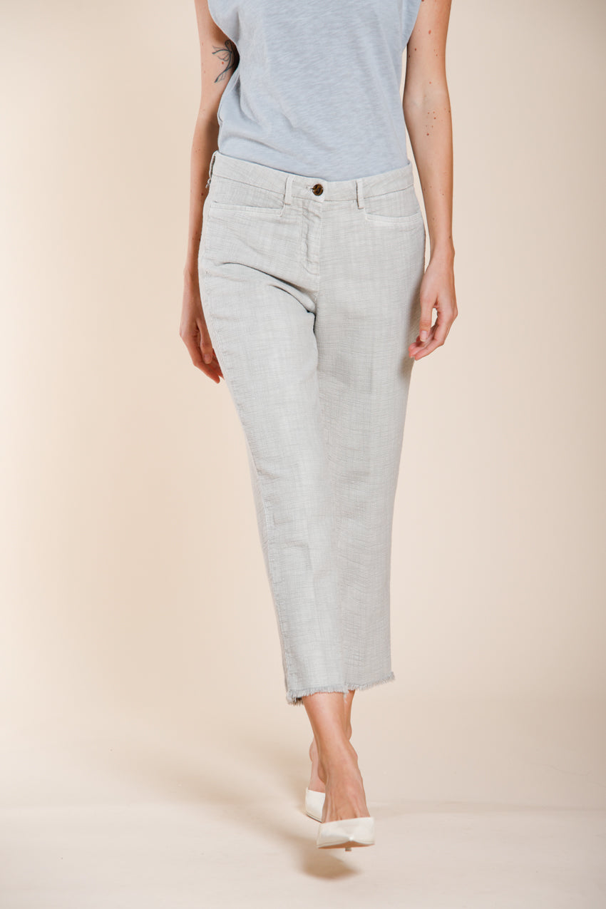 New York Carrot pantalone chino donna in stuoia carrot fit