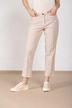 New York Carrot pantalone chino donna in stuoia carrot fit