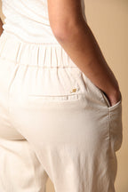 Easy Jogger Damen Chino Hose in Sweatstoff Relaxed Fit