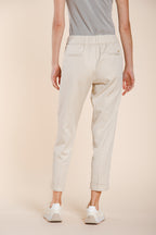 Easy Jogger pantalone chino donna in felpa stretch relaxed fit
