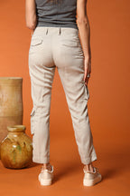Asia Snake Damen Cargo-Hose in Modal Relaxed Fit