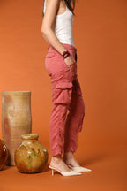 Asia Snake Damen Cargo-Hose in Modal Relaxed Fit