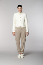 Easy Cargo Cargo-Hose Damen aus Jersey-Lurex relaxed fit