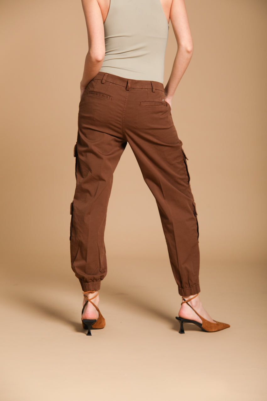 Evita Cargo Damen Hose in Gabardine Relaxed Fit