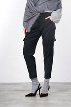 Chile Jogger women’s cargo pants in wool with relaxed fit