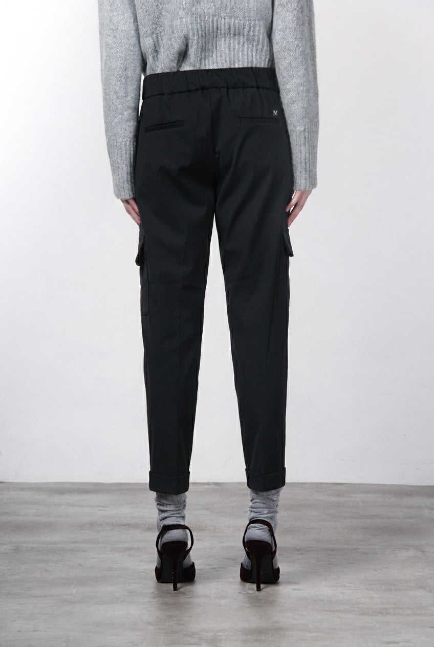 Chile Jogger women’s cargo pants in wool with relaxed fit