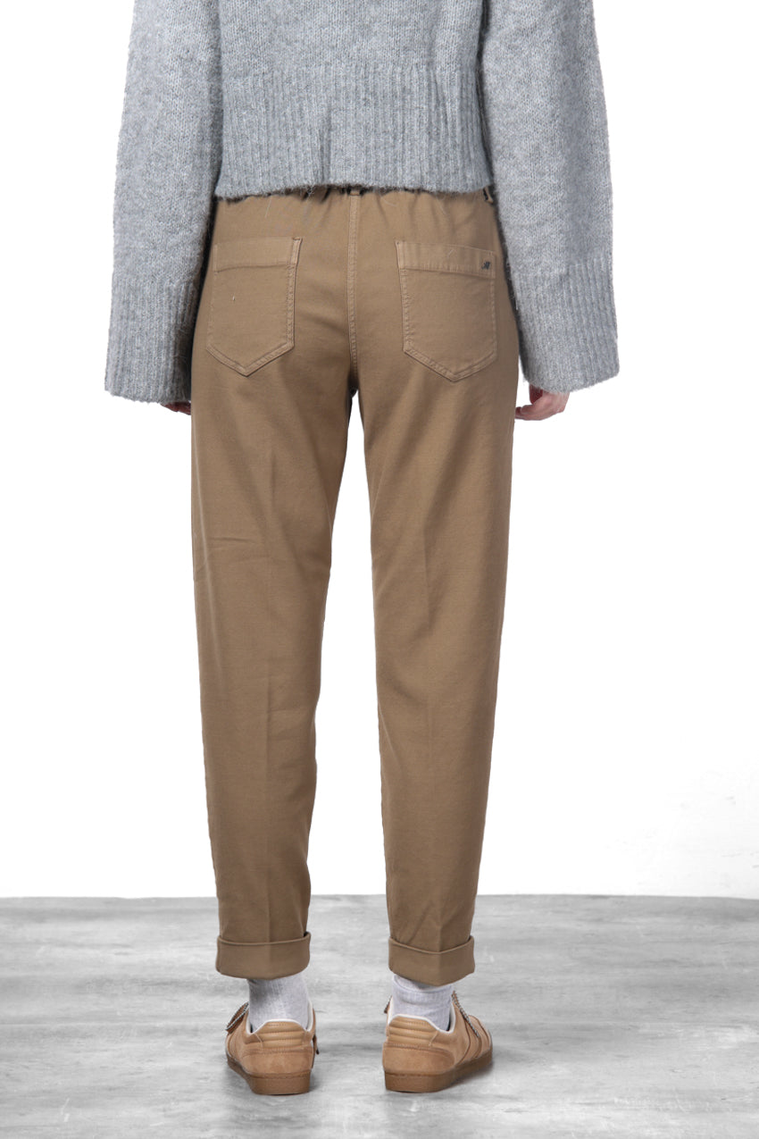 New York Jogger pantalone chino donna in twill stretch relaxed fit