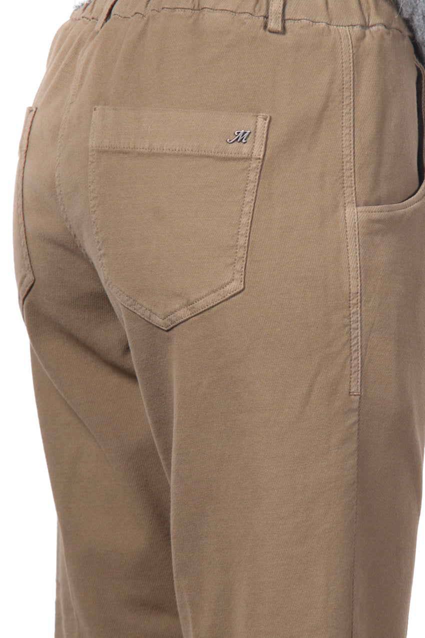 New York Jogger pantalone chino donna in twill stretch relaxed fit