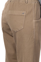 New York Jogger pantalone chino donna in twill stretch relaxed fit