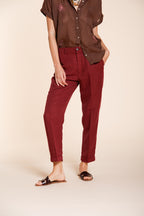 Linda Summer pantalone chino donna in canvas relaxed fit