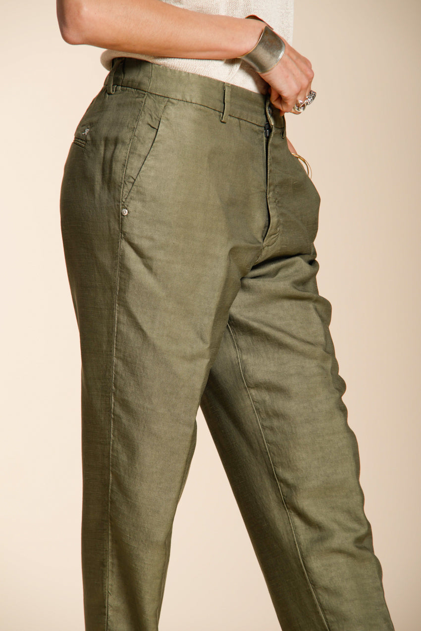 Linda Summer women's chino pants in canvas relaxed fit