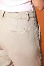 Linda Summer Damen Chino Jogger Hose in Leinen Relaxed Fit