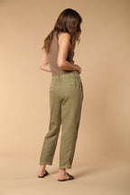 Linda Summer Damen Chino Jogger Hose in Leinen Relaxed Fit