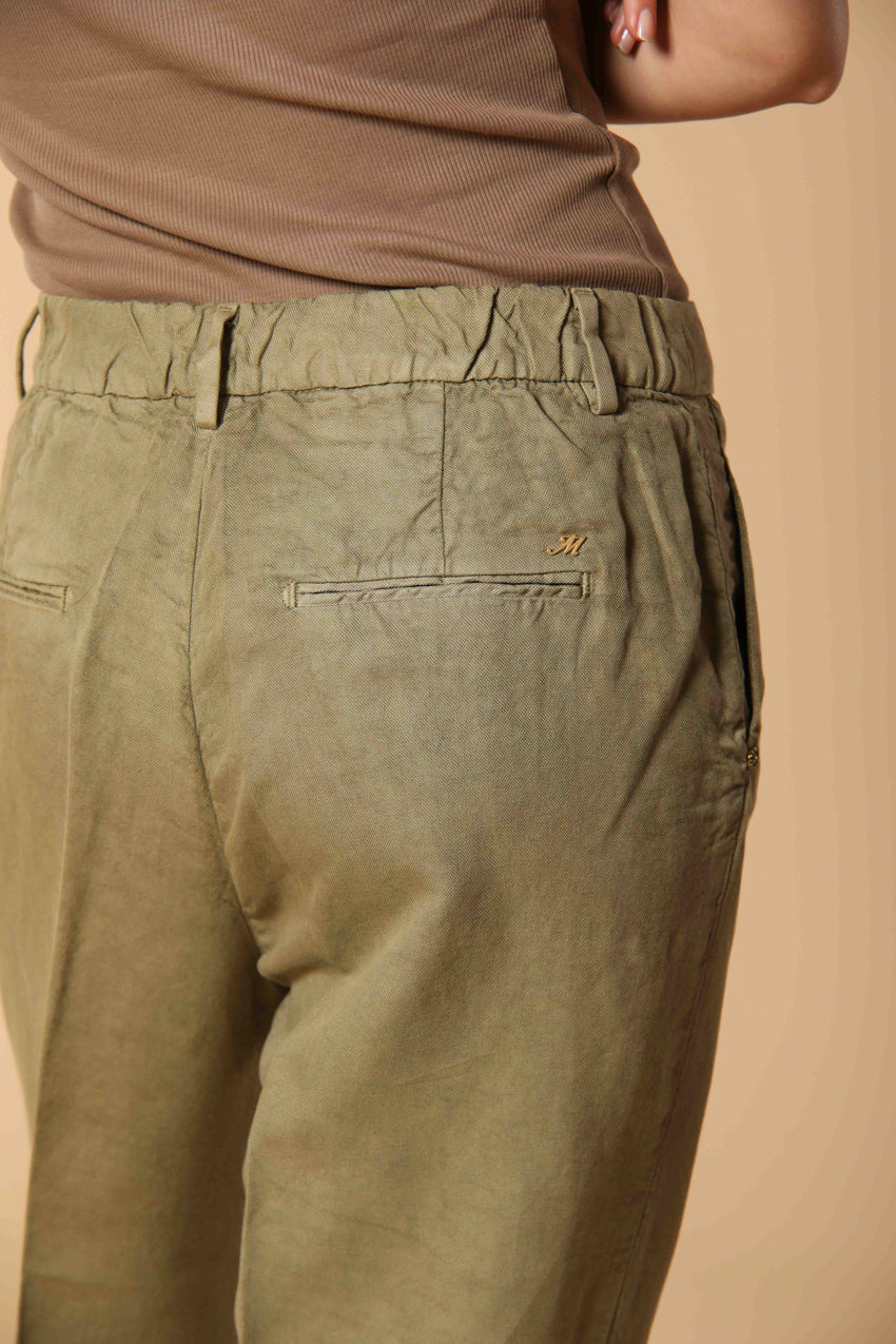 Linda Summer Damen Chino Jogger Hose in Leinen Relaxed Fit