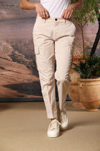 Judy Archivio Damen Cargo-Hose aus Stretch-Baumwoll-Twill Relaxed Fit