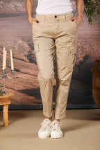 Judy Archivio Damen Cargo-Hose aus Stretch-Baumwoll-Twill Relaxed Fit