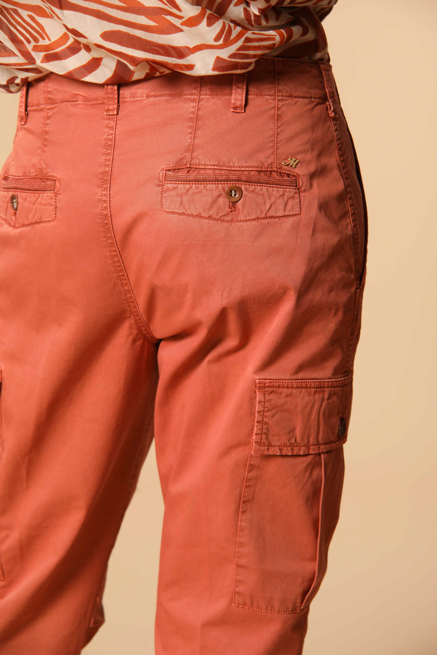 Judy Archivio Damen Cargo-Hose aus Stretch-Baumwoll-Twill Relaxed Fit