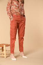 Judy Archivio Damen Cargo-Hose aus Stretch-Baumwoll-Twill Relaxed Fit