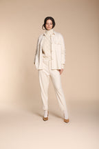 Foto 3 New York Cozy pantalone chino donna in jersey carrot fit