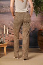 Easy Straight Chino-Hose für Damen aus Crochet Straight Fit 