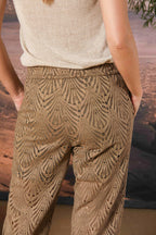 Easy Straight Chino-Hose für Damen aus Crochet Straight Fit 
