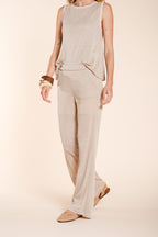 Easy Straight pantalone chino jogger donna in maglina straight fit