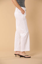 New York Cropped Damen Chino Hose in Gabardine Straight Fit