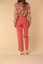 New York Cropped Damen Chino Hose in Gabardine Straight Fit