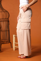 Victoria Damen Cargo-Hose in Modal Straight Fit