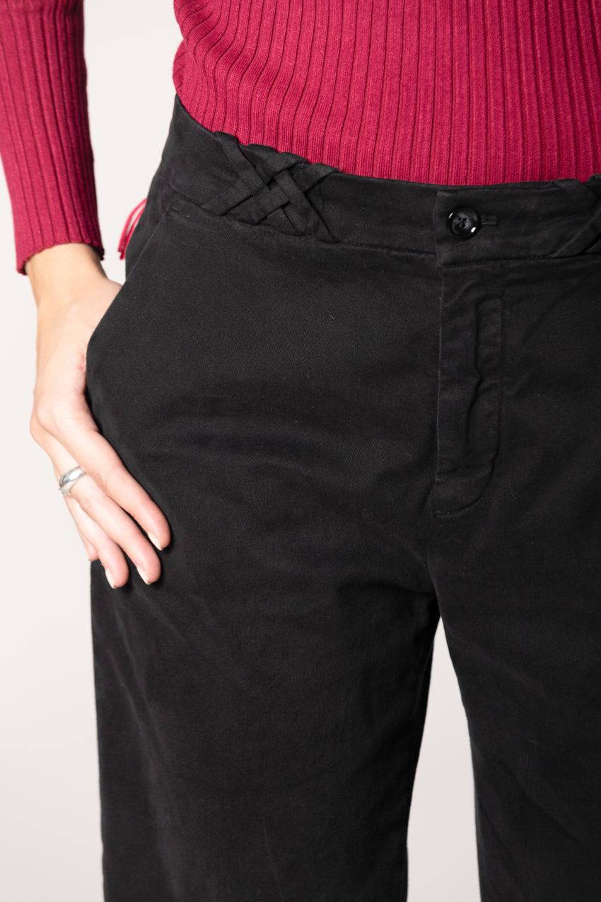 New York Straight Damen-Chinohose aus Gabardine straight fit