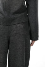 Baloon pantalone chino donna in panno jersey balloon fit