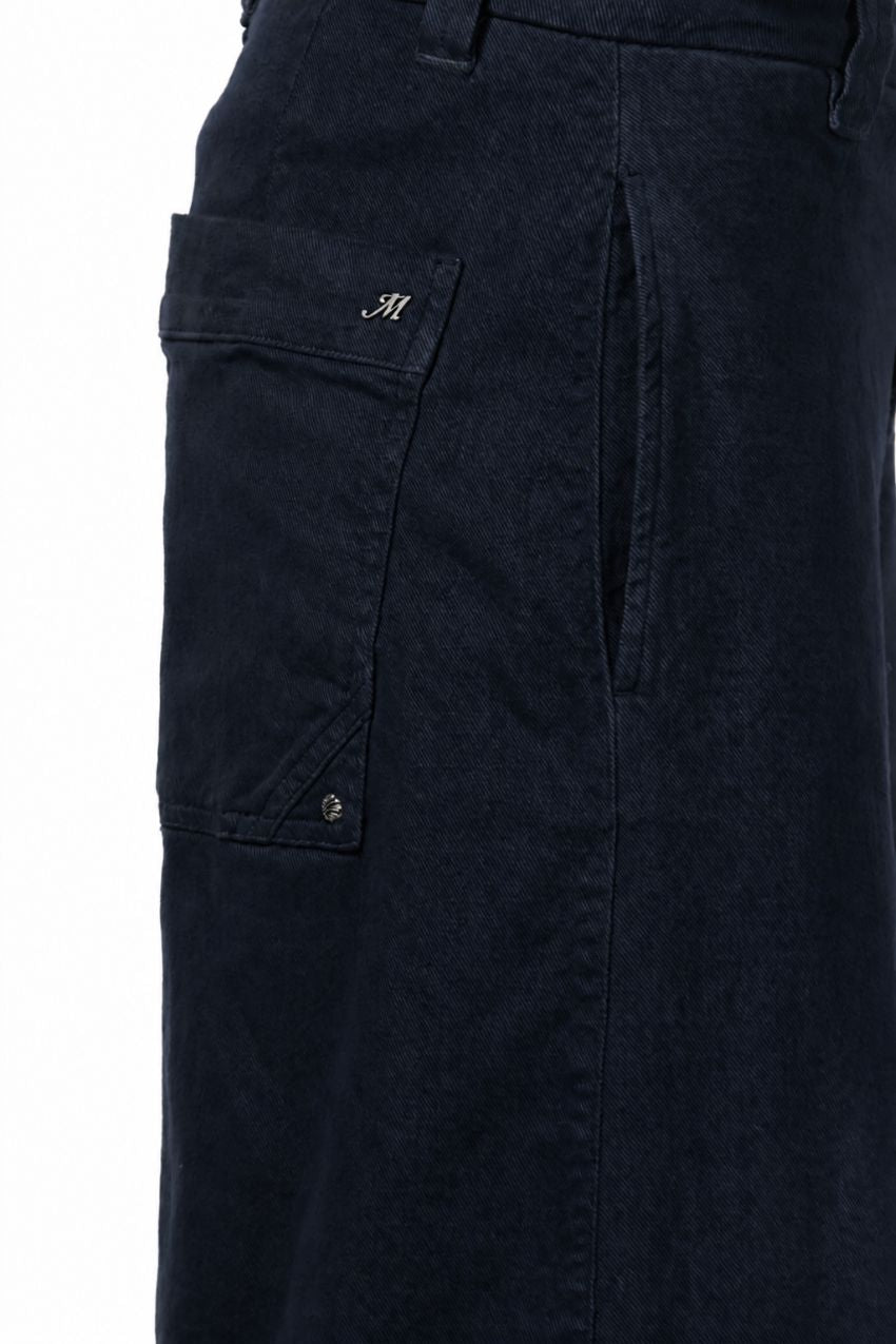 New York Palazzo women’s chino pants in gabardine with wide leg