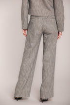 Foto 5 New York Studio pantalone cargo donna in resca paillettes wide leg