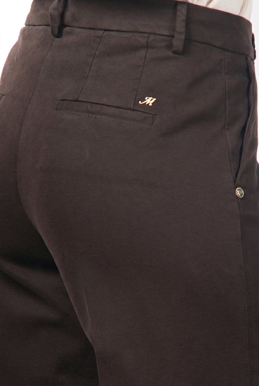New York Studio women’s chino pants in satin with straight fit